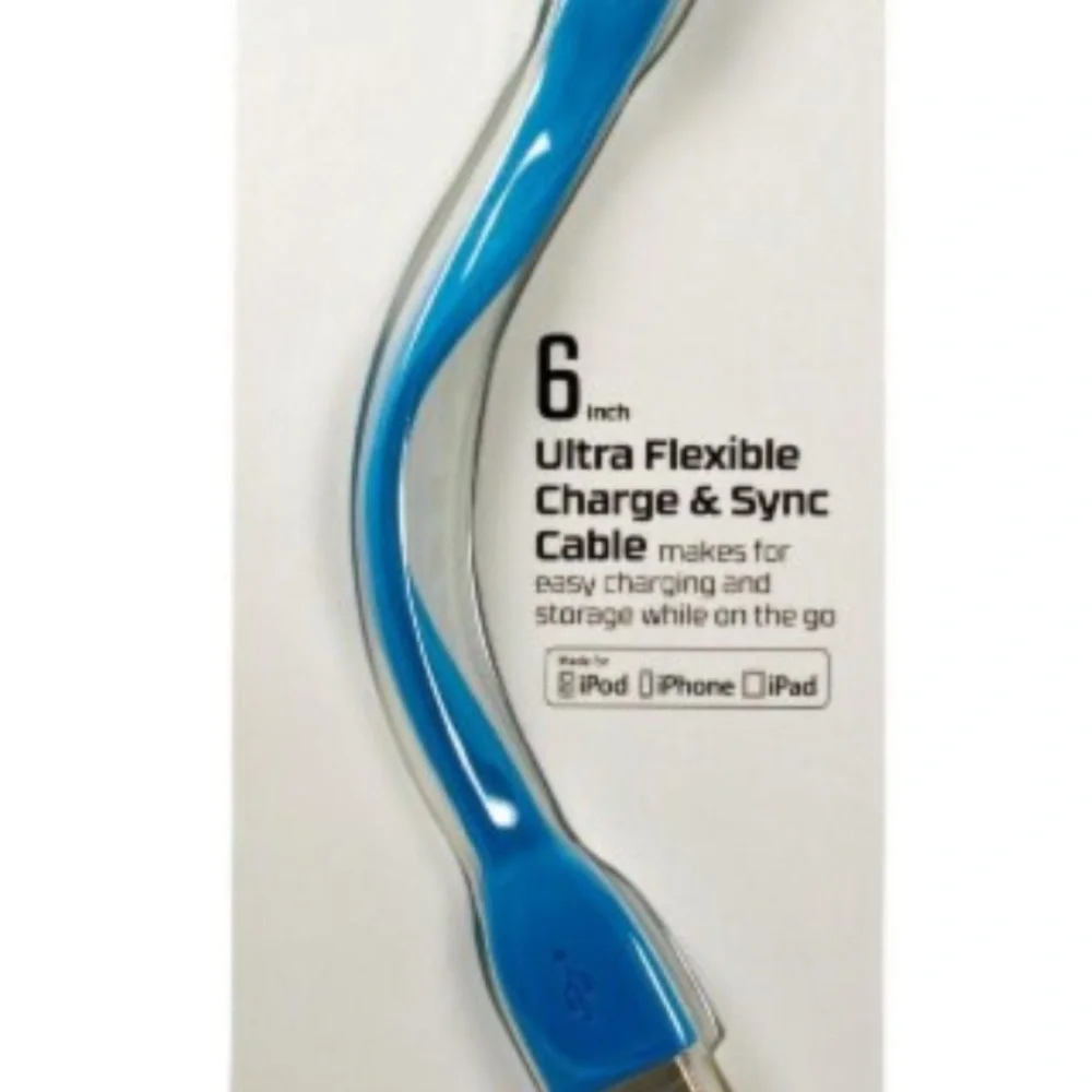 Blue Ultra Flexible Charge & Sync Cable